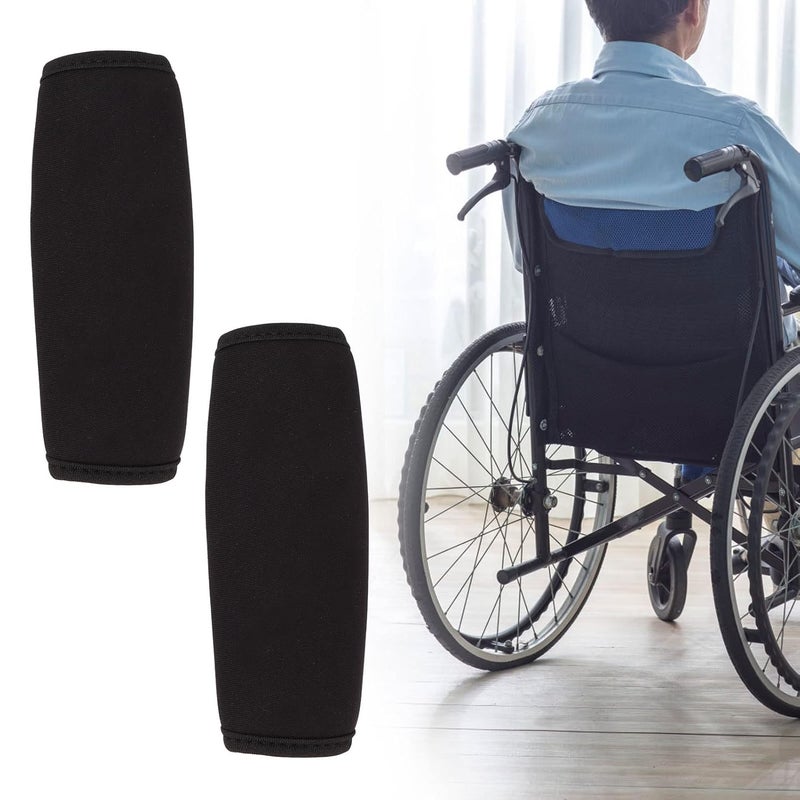 Sonew 2Pcs Replacement Stroller Handle Cover, Suit for Buffed Tubing Grip, Walker Hand Grips Cover Rollator Handle Covers Armrest Protector for Pushchair Pram Rolling Wheelchair - Image 5